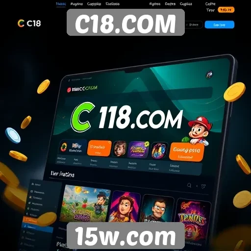 Novidades no design do site C18.COM para jogadores