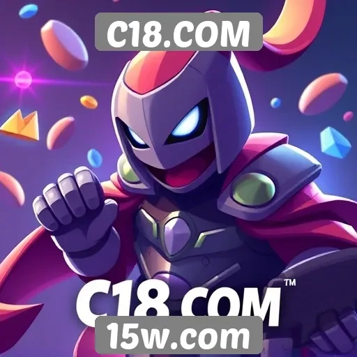 Exploração das categorias de jogos disponíveis em C18.COM